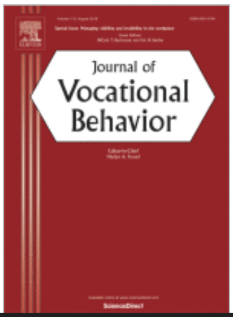 Cover: Journal of Vocational Behavior · 2019