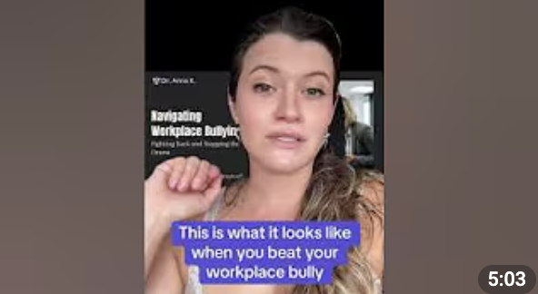 What beating your workplace bully looks like thumbnail